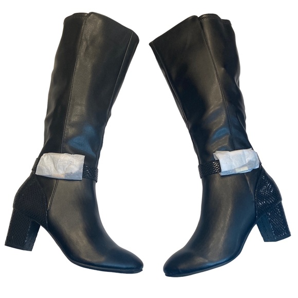 KAREN SCOTT Black Isabell Dress Boots - Picture 6 of 15